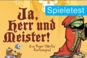 Ja, Herr und Meister! (Kartenspiel) / Anleitung & Rezension / SpieLama